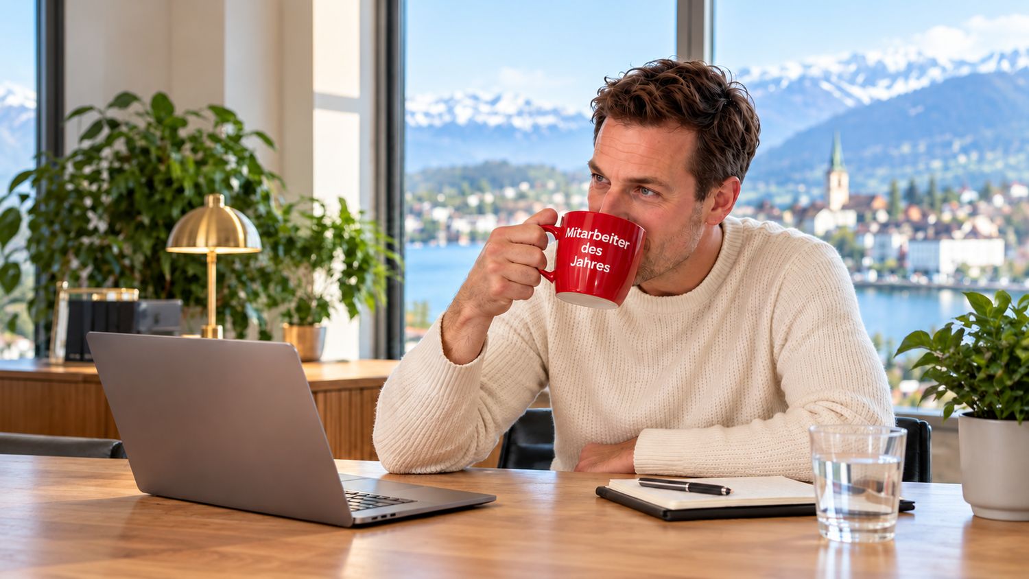 Pause im Büro